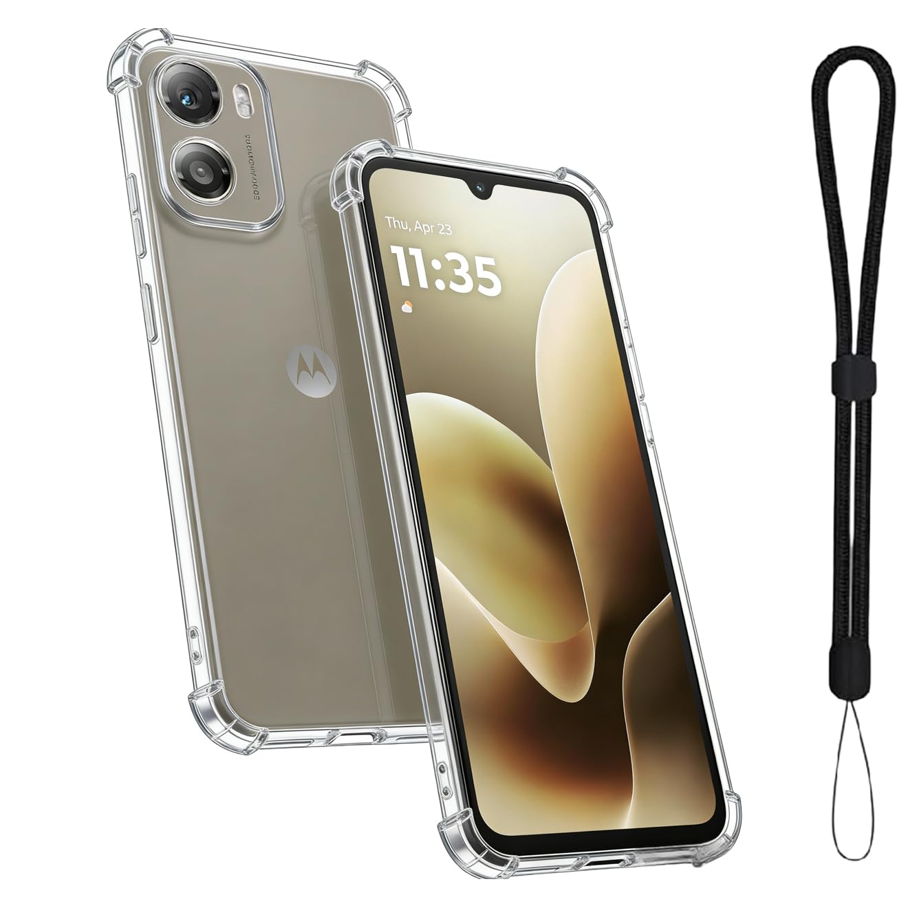 Amazon.co.jp: For Motorola(モトローラ)moto g06 ケース クリア 保護